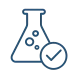 Lab tested icon